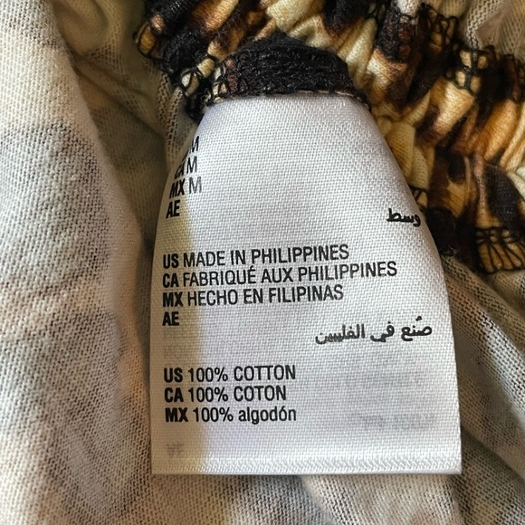 INC faux wrap leopard top - Picture 7 of 8